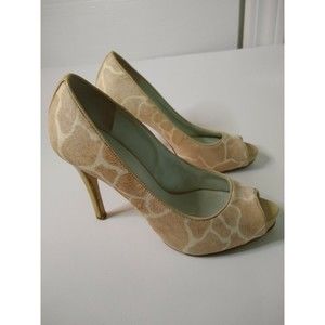 NINE WEST  Pumps Cow Leather Textile  Shoes Size 6 (144)